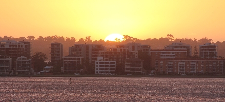 Sunsetting on Swan River
