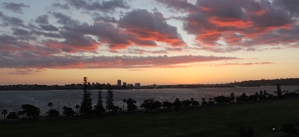 Sunset on Swan River